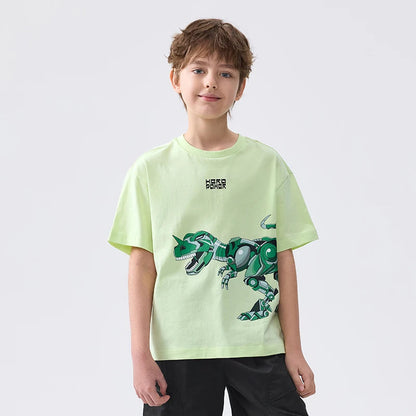 Boys Quick-Dry Pure Cotton Short Sleeve SnugBubs Australia