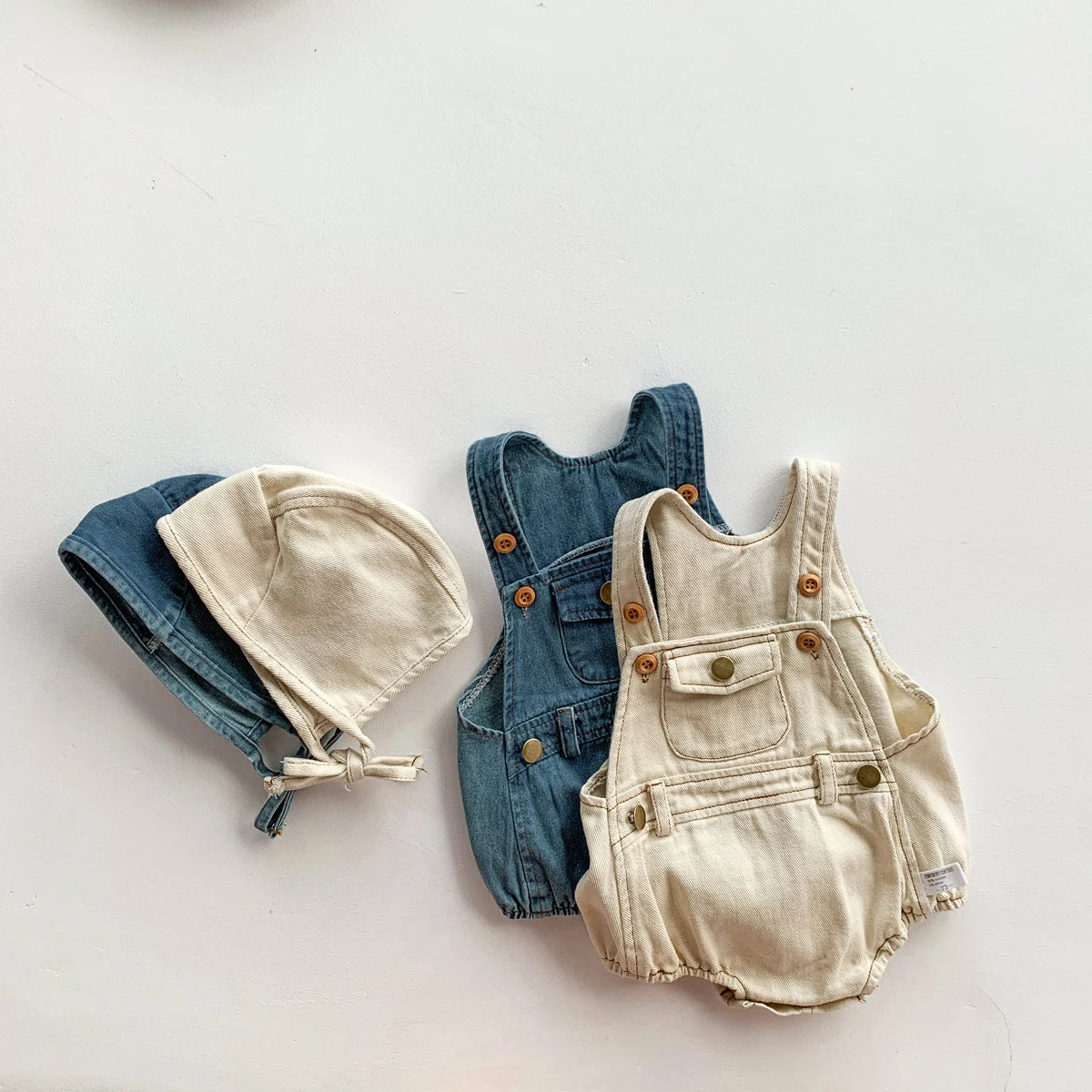 Denim Sling Romper SnugBubs Australia