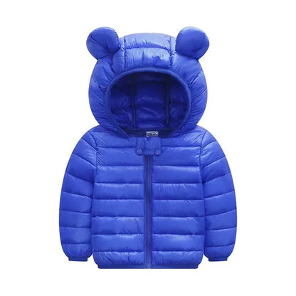 Kids Lightweight Hooded Down Jacket SnugBubs Australia