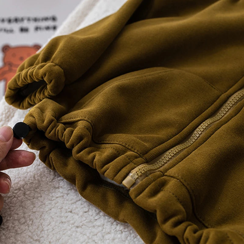 Toddler Fleece Clothing Set – Winter Warm Jacket + Pants SnugBubs Australia