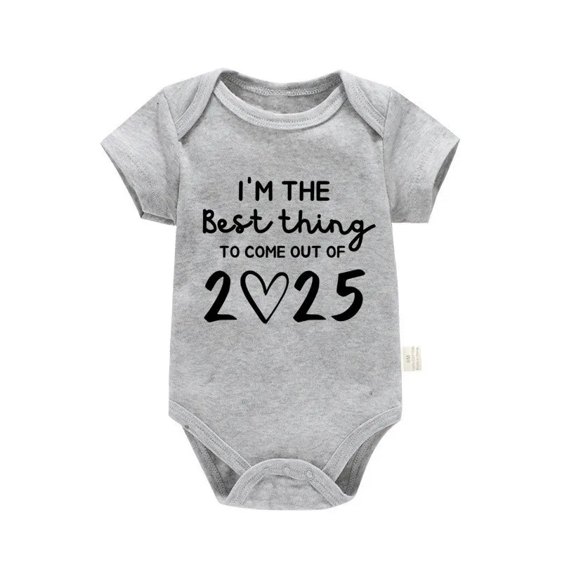 "I'm the Best Thing To Come Out Of 2025" Newborn Bodysuit SnugBubs Australia