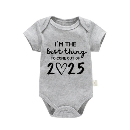 "I'm the Best Thing To Come Out Of 2025" Newborn Bodysuit SnugBubs Australia