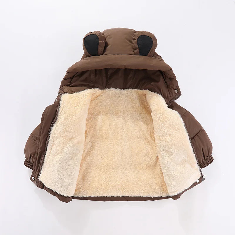 Kids Winter Plush Jacket SnugBubs Australia