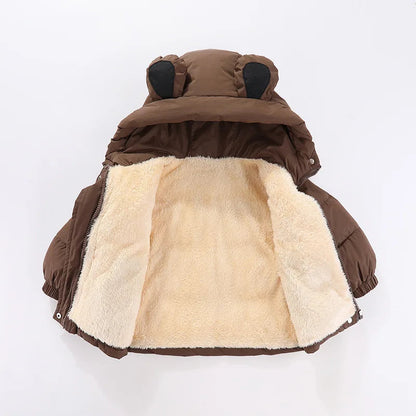 Kids Winter Plush Jacket SnugBubs Australia