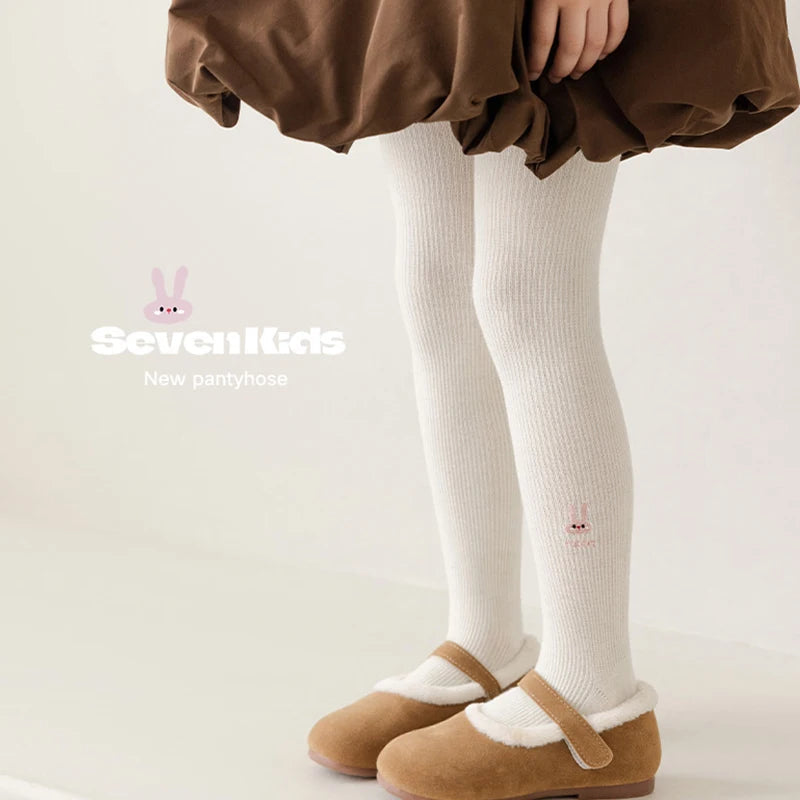 Cartoon Embroidery Girls Leggings SnugBubs Australia