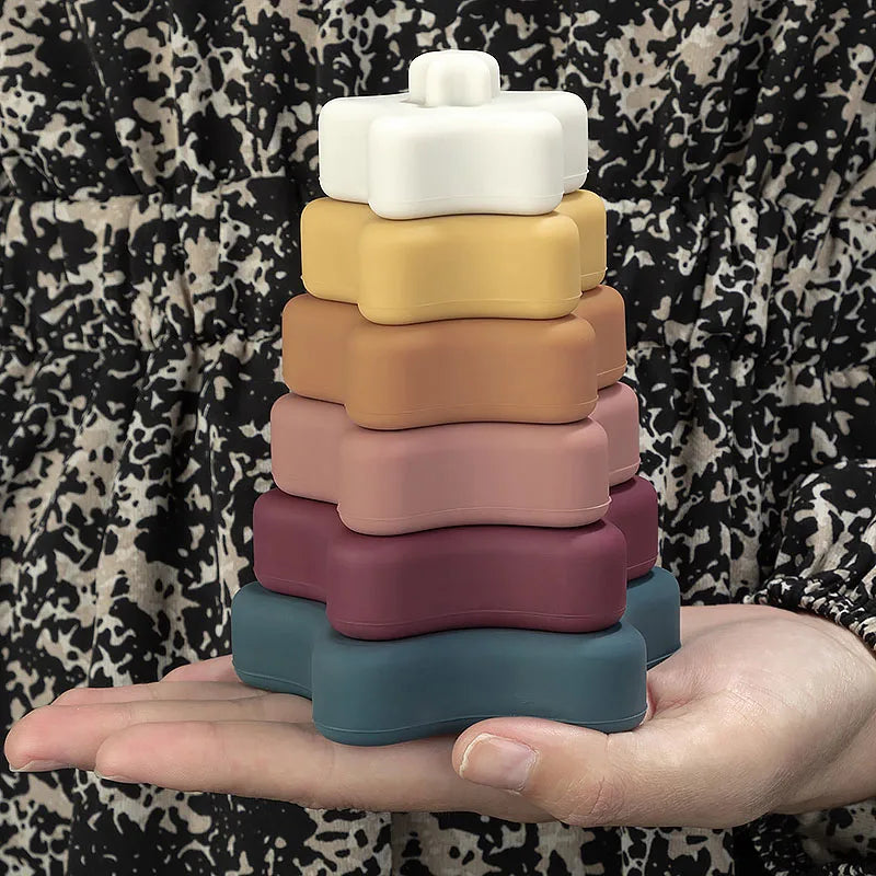 Silicone Baby Stacking Blocks SnugBubs Australia