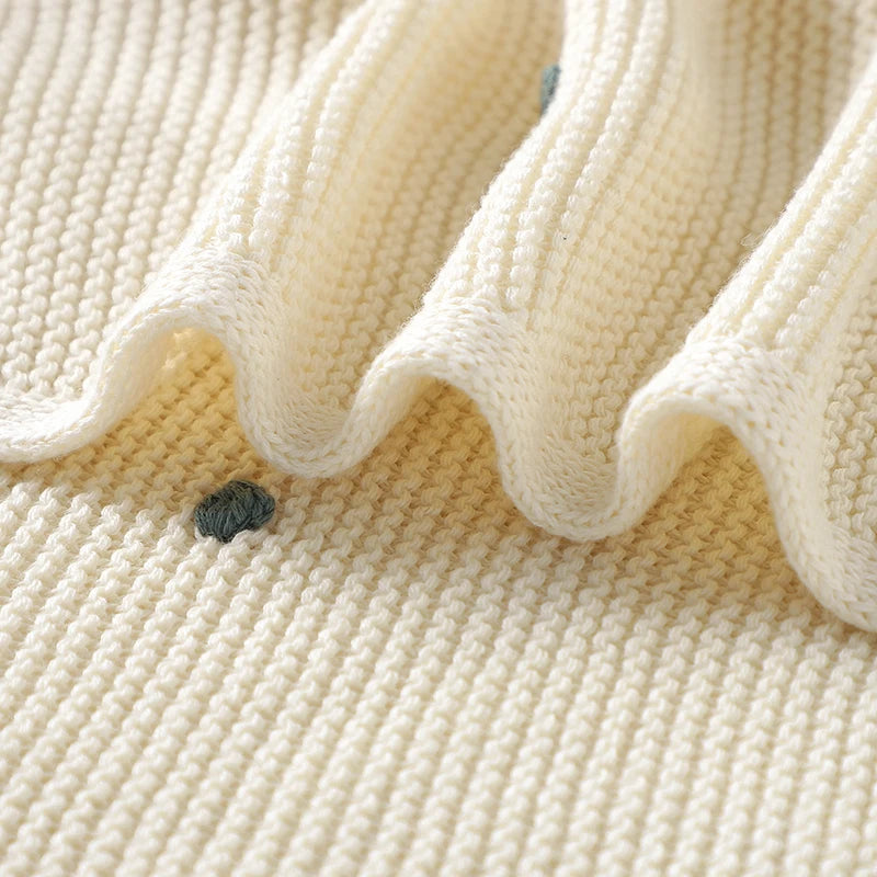 Breathable Cotton Knit Baby Blanket SnugBubs Australia
