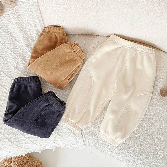 Winter Boys' Fleece-Lined Sweatpants