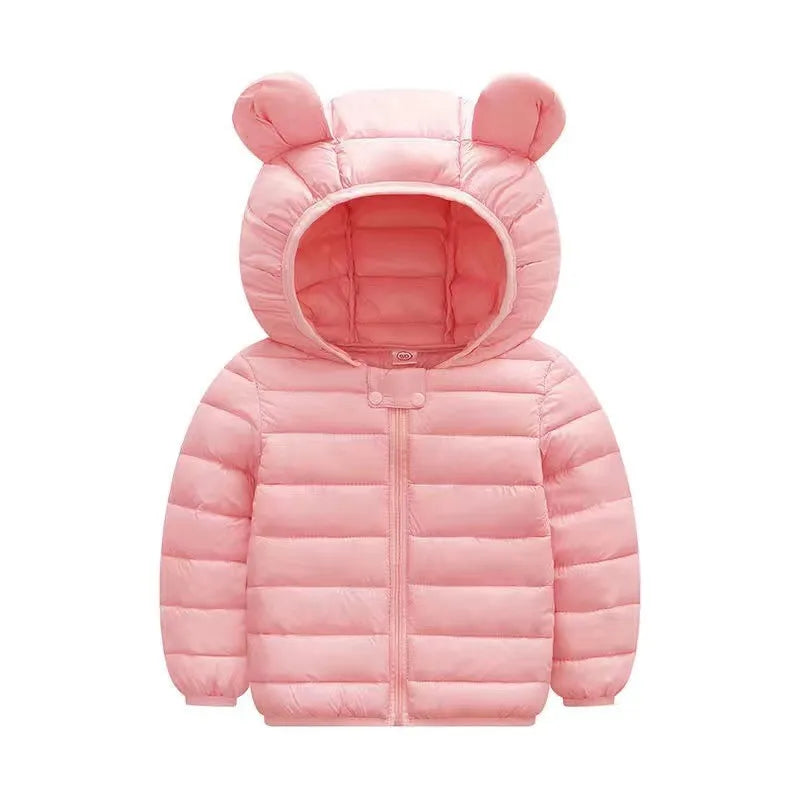 Girls Lightweight Hooded Down Jacket - SnugBubs Australia