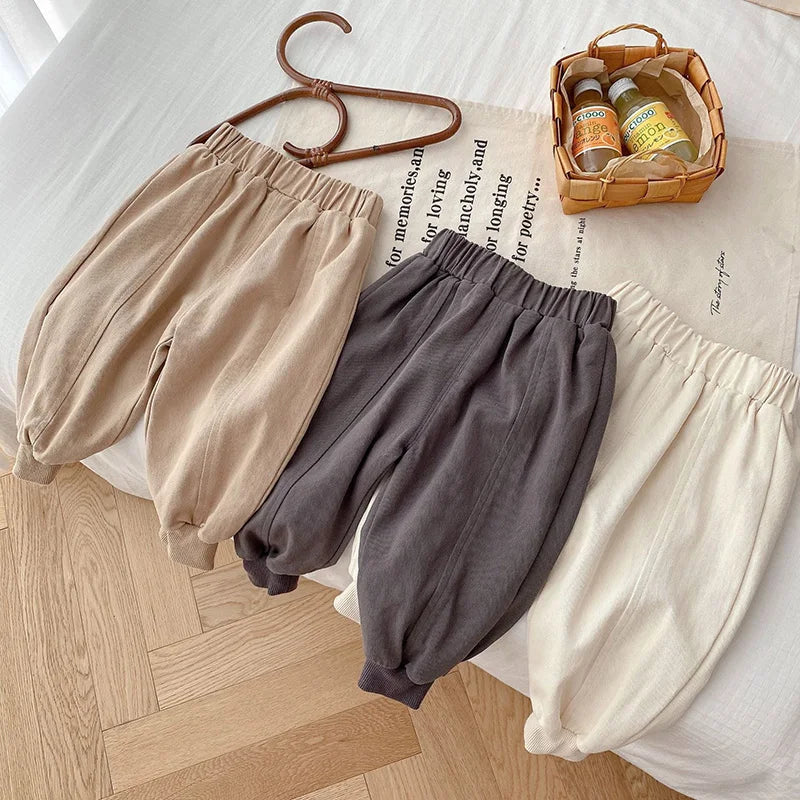 Solid Color Kids’ Lightweight Trousers SnugBubs Australia