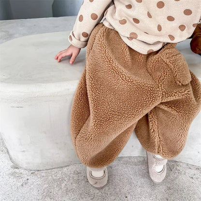 Winter Kids Warm Fleece Pants SnugBubs Australia