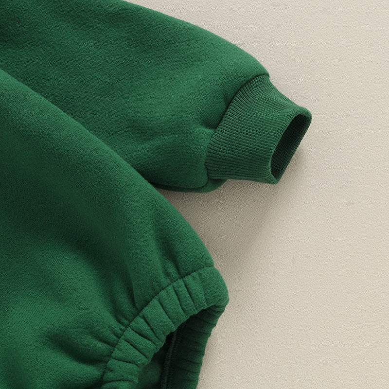 Fleece Solid Color Bubble Bodysuit Sweatshirt SnugBubs Australia