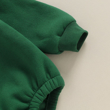 Fleece Solid Color Bubble Bodysuit Sweatshirt SnugBubs Australia