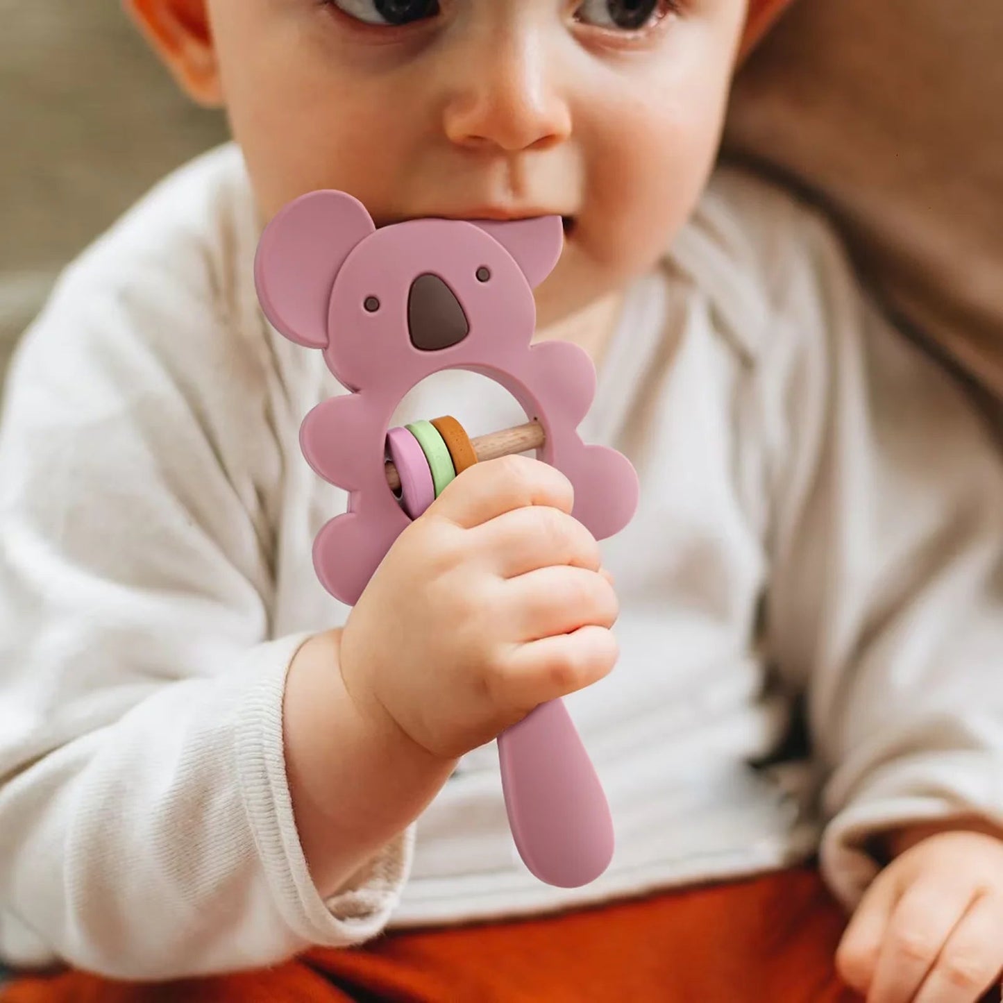 1PC BPA-Free Silicone Baby Koala Teether SnugBubs Australia
