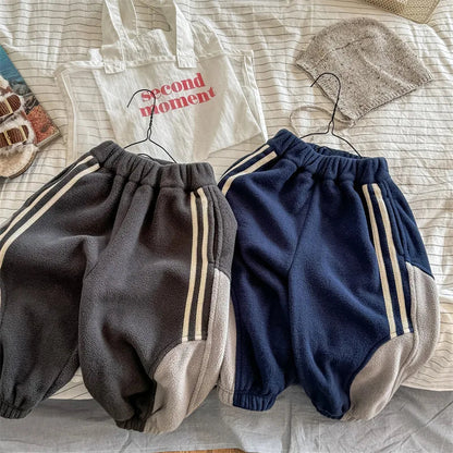 Cozy Striped Baby Boys Pants SnugBubs Australia