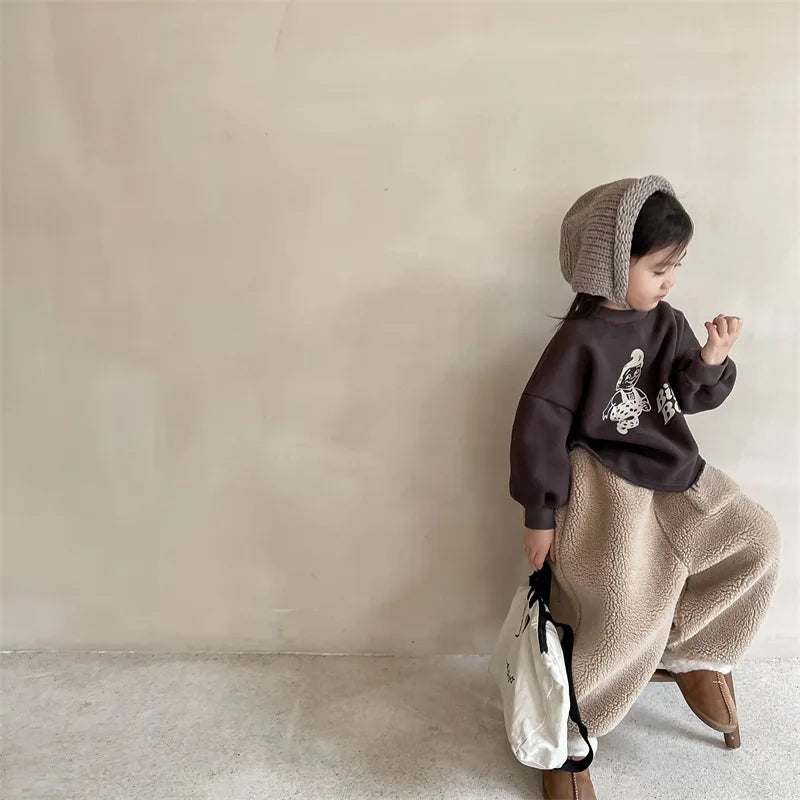 Winter Kids Warm Fleece Pants SnugBubs Australia