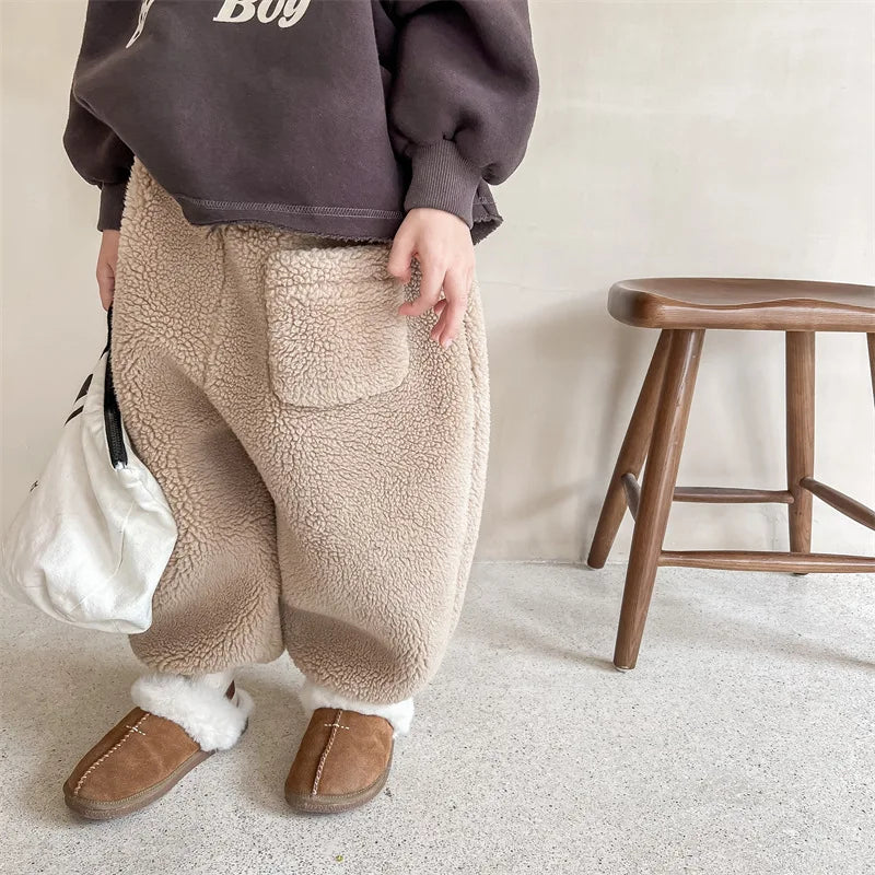 Winter Kids Warm Fleece Pants SnugBubs Australia