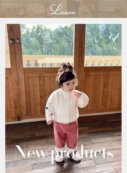 Winter Corduroy Pants for Kids