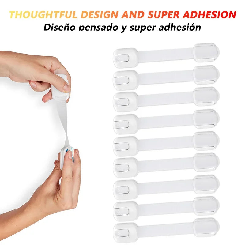 Baby Safety Lock for Drawers & Cabinets-10PCS SnugBubs Australia