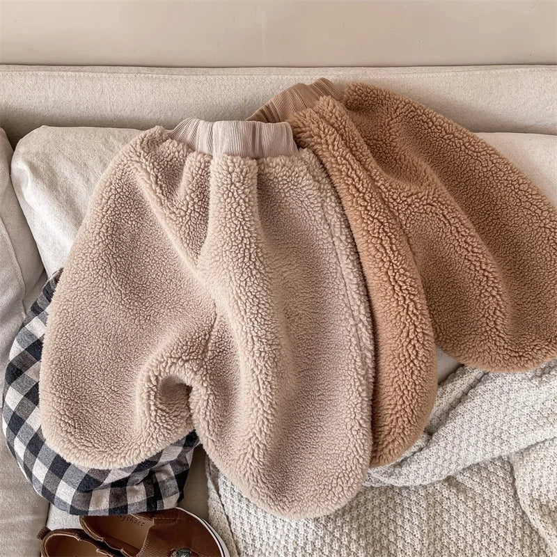 Winter Kids Warm Fleece Pants SnugBubs Australia