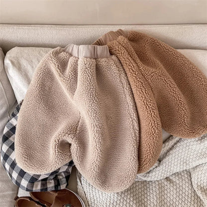 Winter Kids Warm Fleece Pants SnugBubs Australia