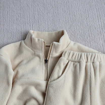 Baby Boy Teddy Hoodie Set SnugBubs Australia