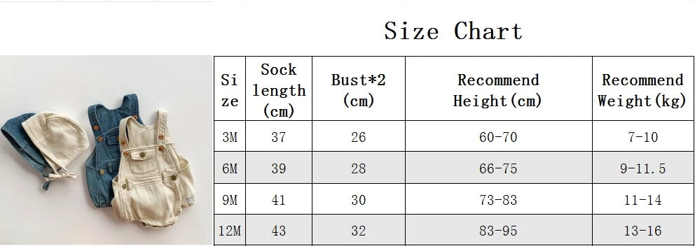 Denim Sling Romper SnugBubs Australia