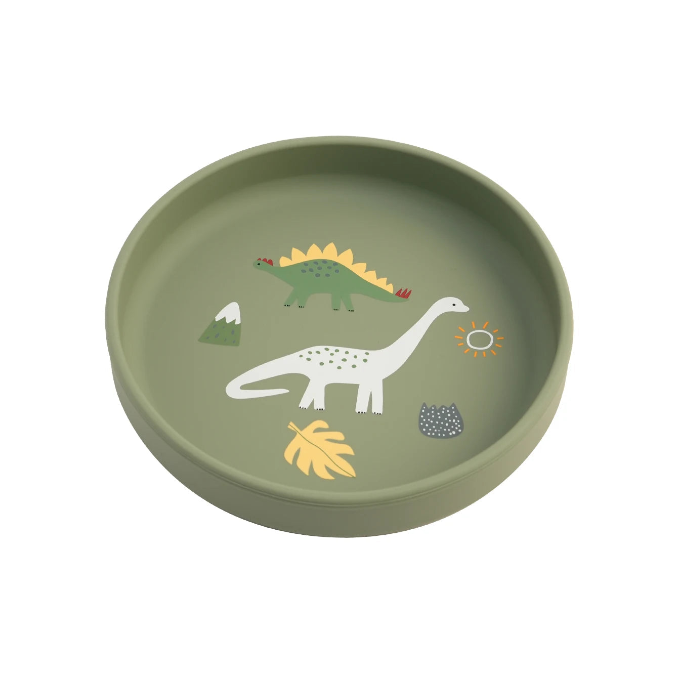 Dinosaur Silicone Baby Plate SnugBubs Australia