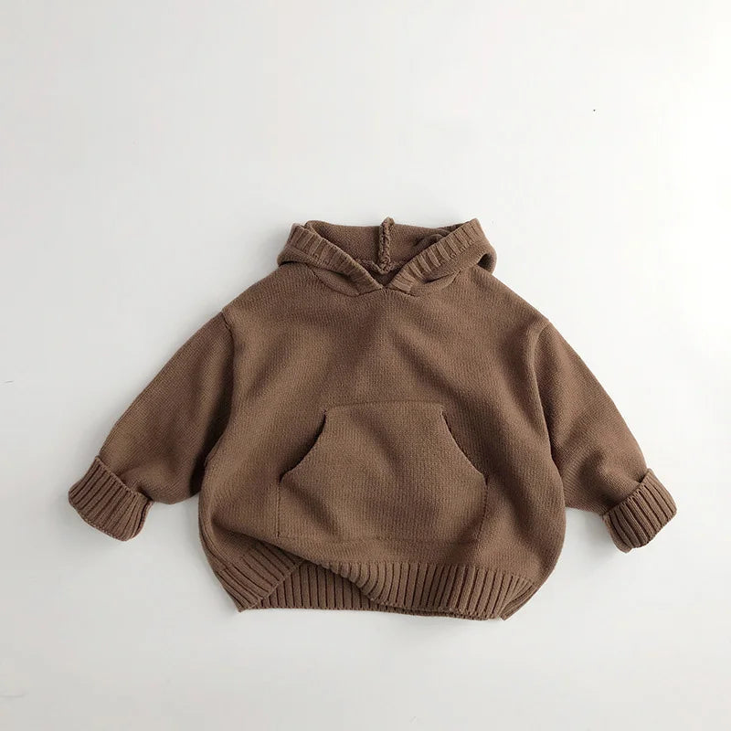Soft Fine Knit Pullover with Front Pocket SnugBubs Australia