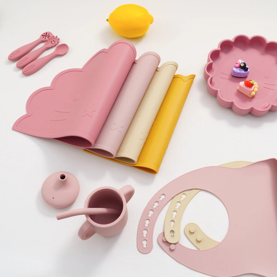 Colorful Silicone Baby Feeding Set SnugBubs Australia