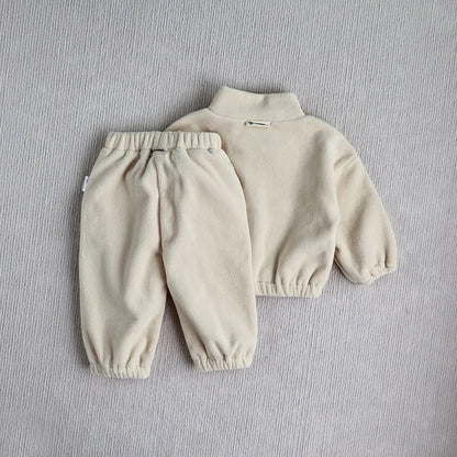 Baby Boy Teddy Hoodie Set SnugBubs Australia