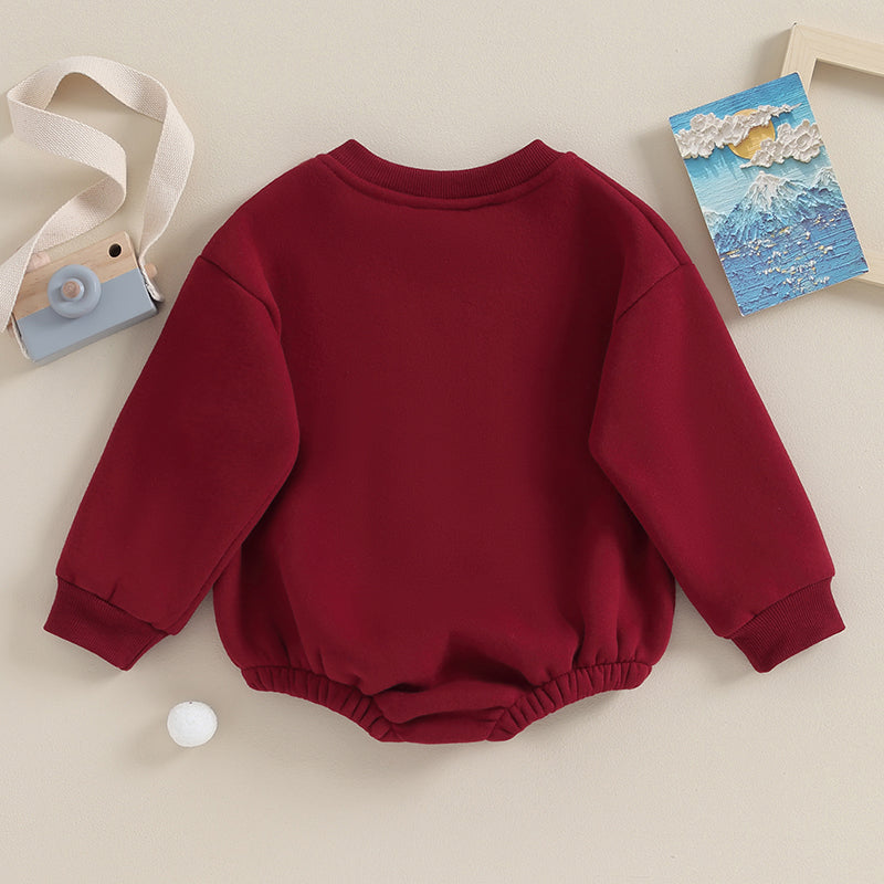 Fleece Solid Color Bubble Bodysuit Sweatshirt SnugBubs Australia