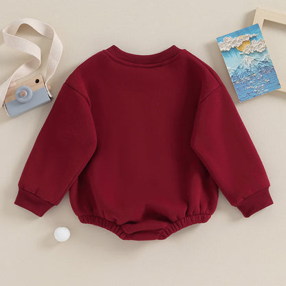 Fleece Solid Color Bubble Bodysuit Sweatshirt SnugBubs Australia
