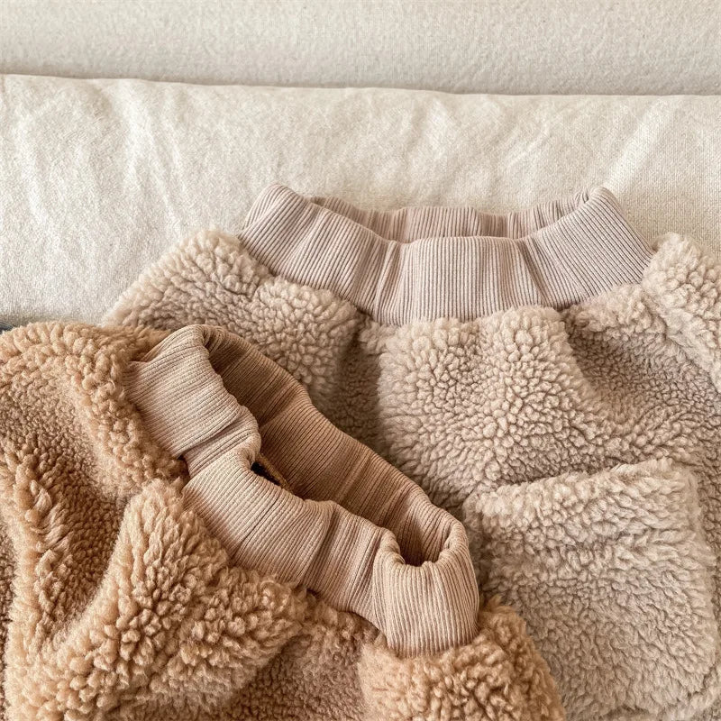 Winter Kids Warm Fleece Pants SnugBubs Australia