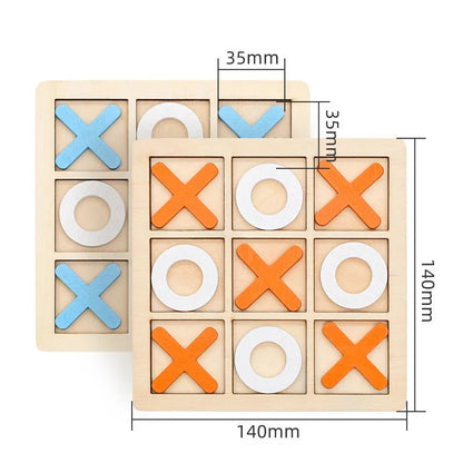 Montessori XO Chess Jigsaw Puzzle SnugBubs Australia