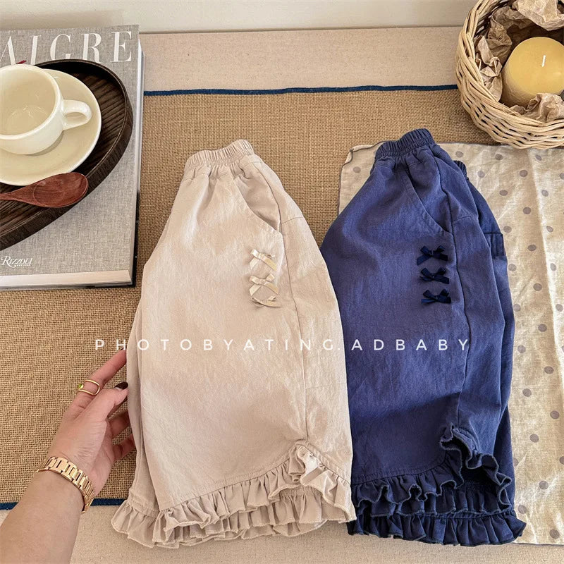 Baby Girl Wide Ankle Length Pants SnugBubs Australia