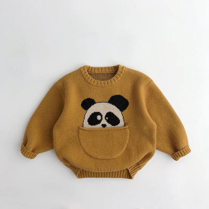 Children’s Cartoon Pullover Sweater SnugBubs Australia