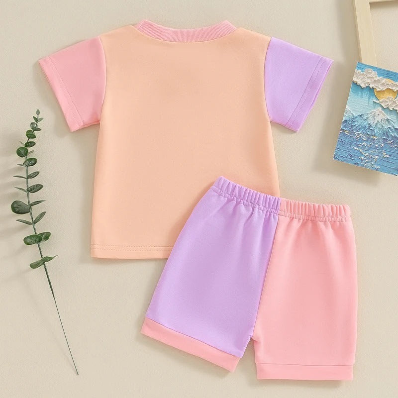 Adorable Color Block Two-Piece Set SnugBubs Australia