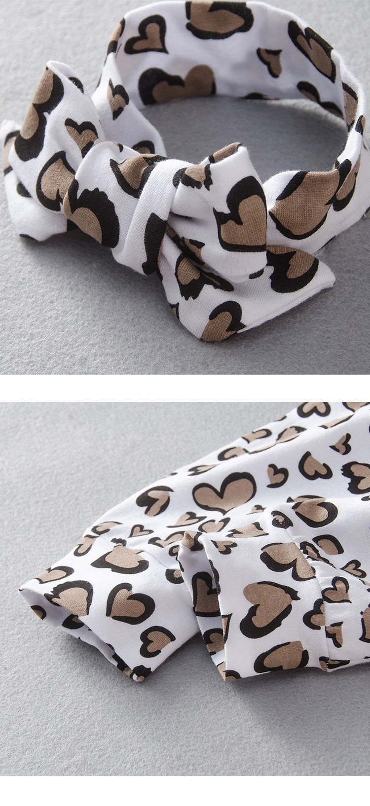 Baby Kids' Rompers Leopard Print Trendy Long Sleeve Rompers SnugBubs Australia