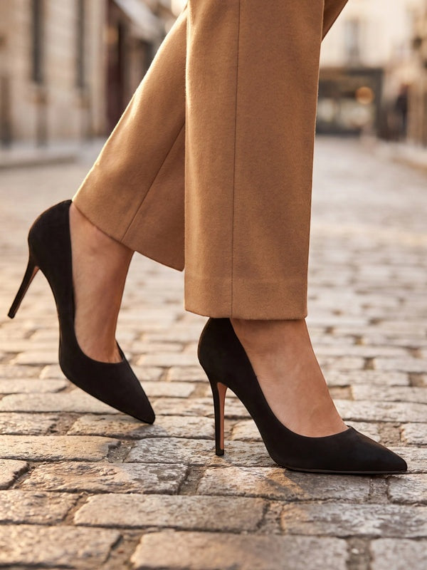Gleamond | Women's Court Shoes with Pointed Toe and Stiletto Heel Gleamond
