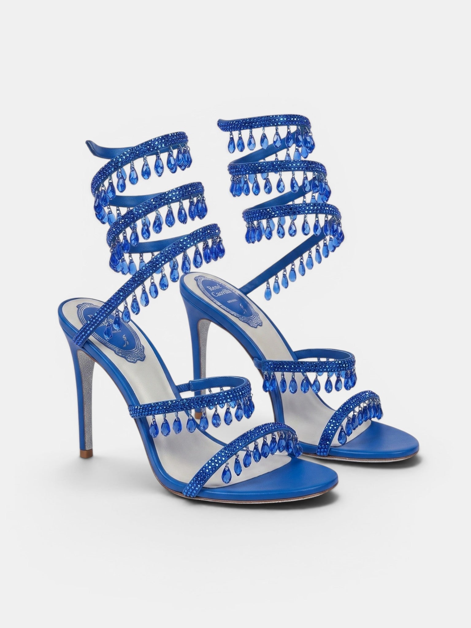 Gleamond | Women's High Heel Sandals with Open Toe and Wraparound Ankle Strap Gleamond
