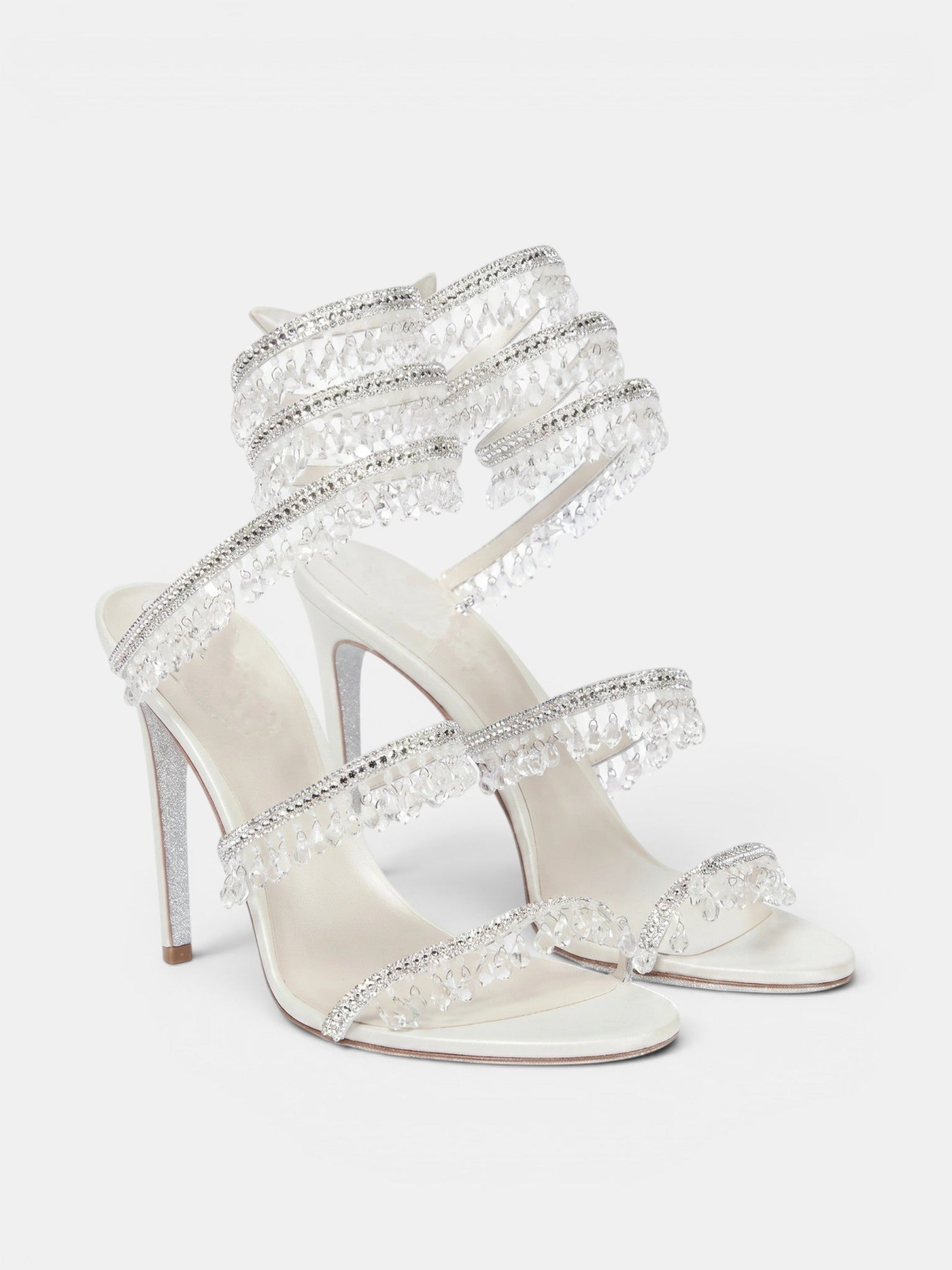 Gleamond | Women's High Heel Sandals with Open Toe and Wraparound Ankle Strap Gleamond