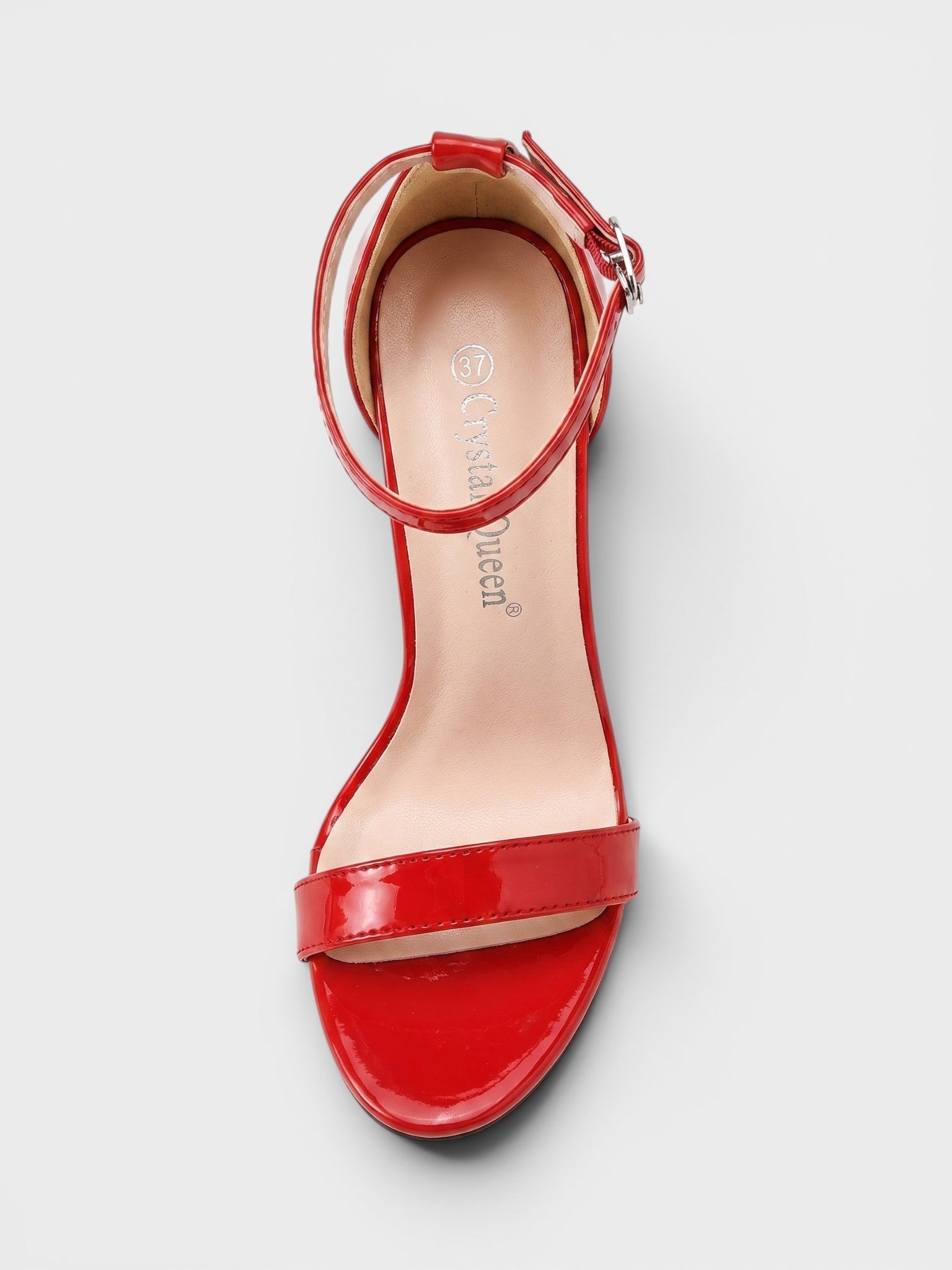Gleamond | Women's Dress Sandals with Buckle Ankle Strap and Stiletto Heel Gleamond
