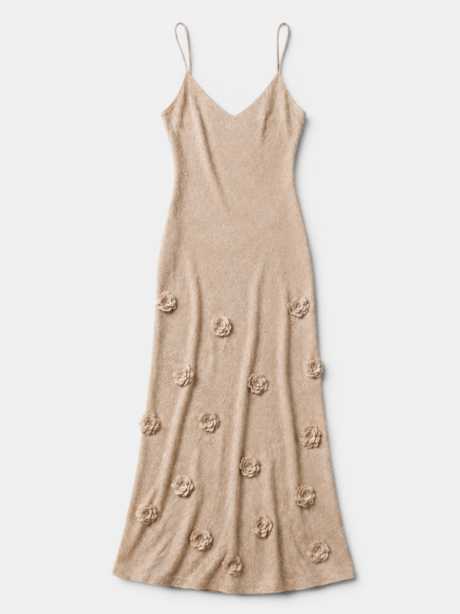 Gleamond | Women's Sequin Crochet Maxi Dress Gleamond