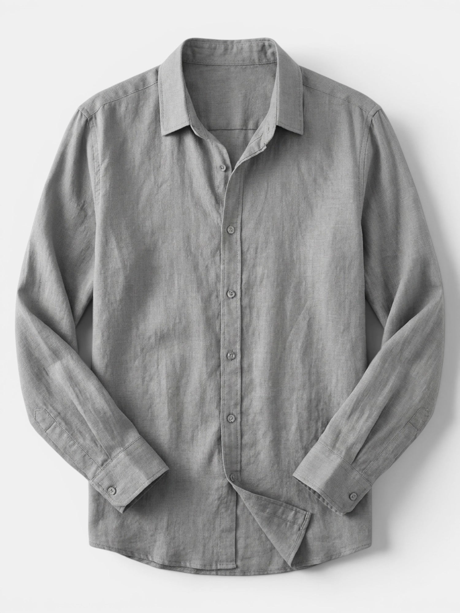 Men’s Linen Button Up Shirt Lightweight Summer Fit SnugBubs Australia