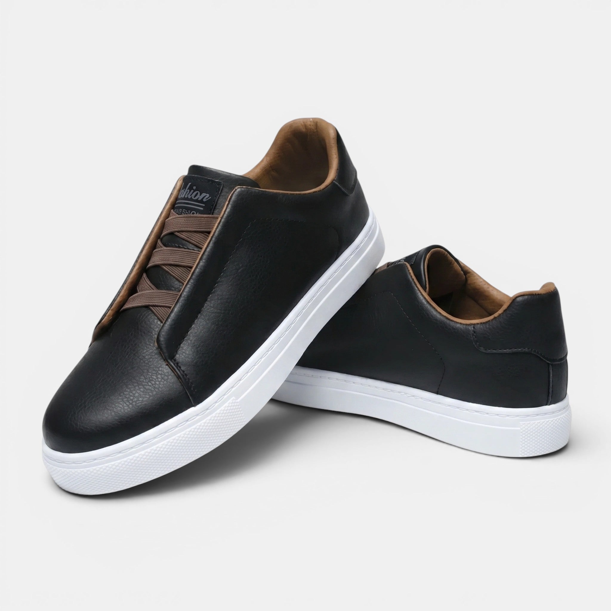 Men's Leather Slip-On Shoes Classic Minimalist Style SnugBubs Australia