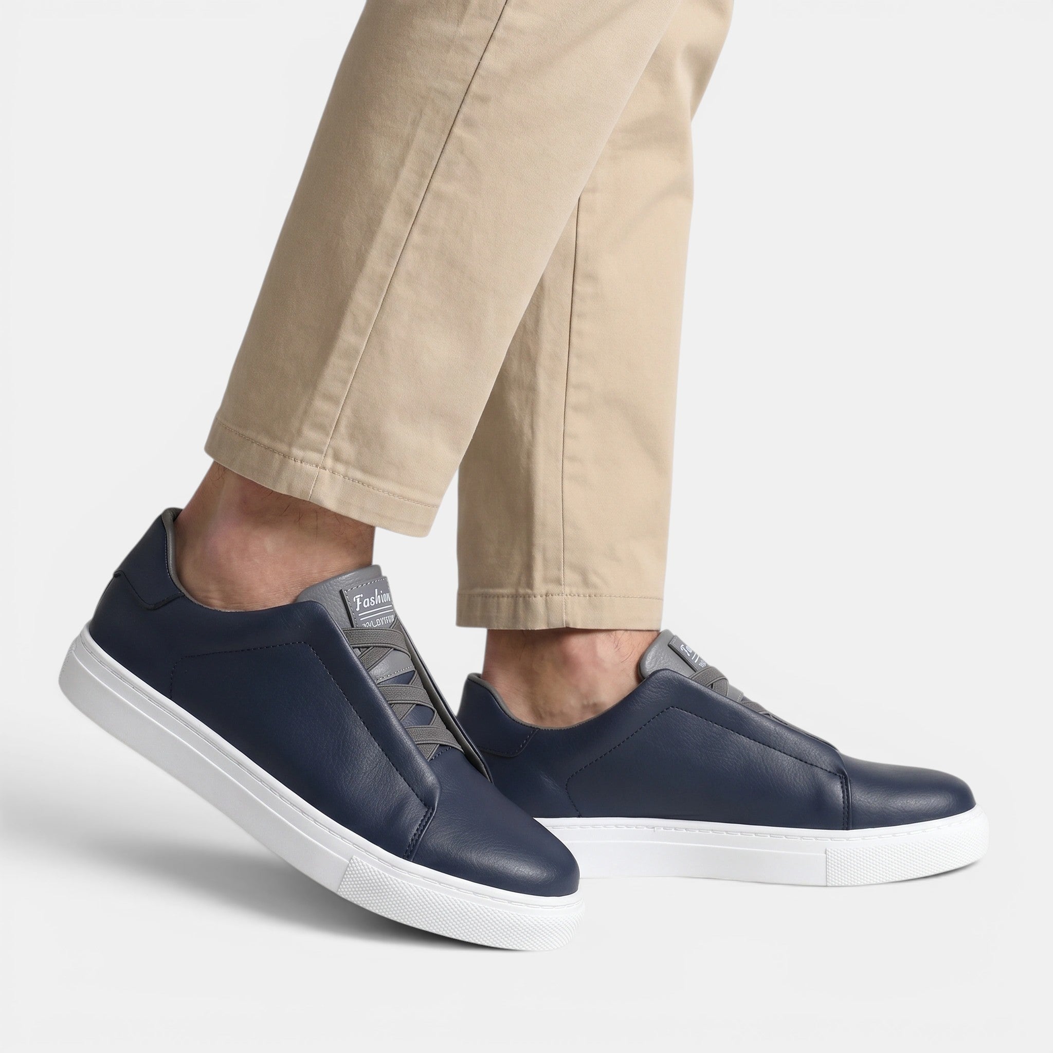 Men's Leather Slip-On Shoes Classic Minimalist Style SnugBubs Australia