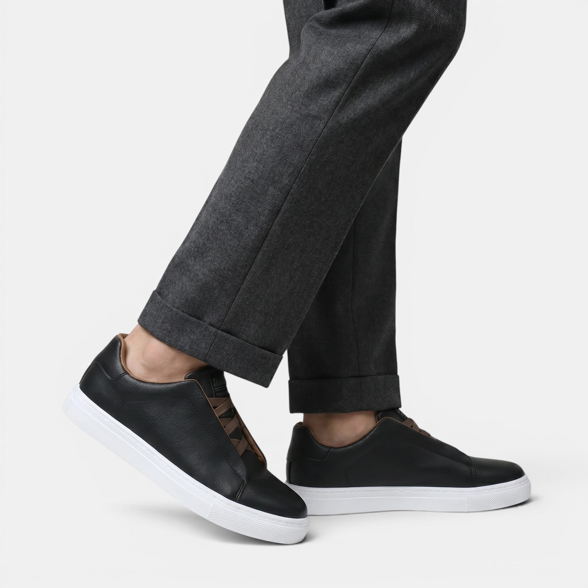 Men's Leather Slip-On Shoes Classic Minimalist Style SnugBubs Australia