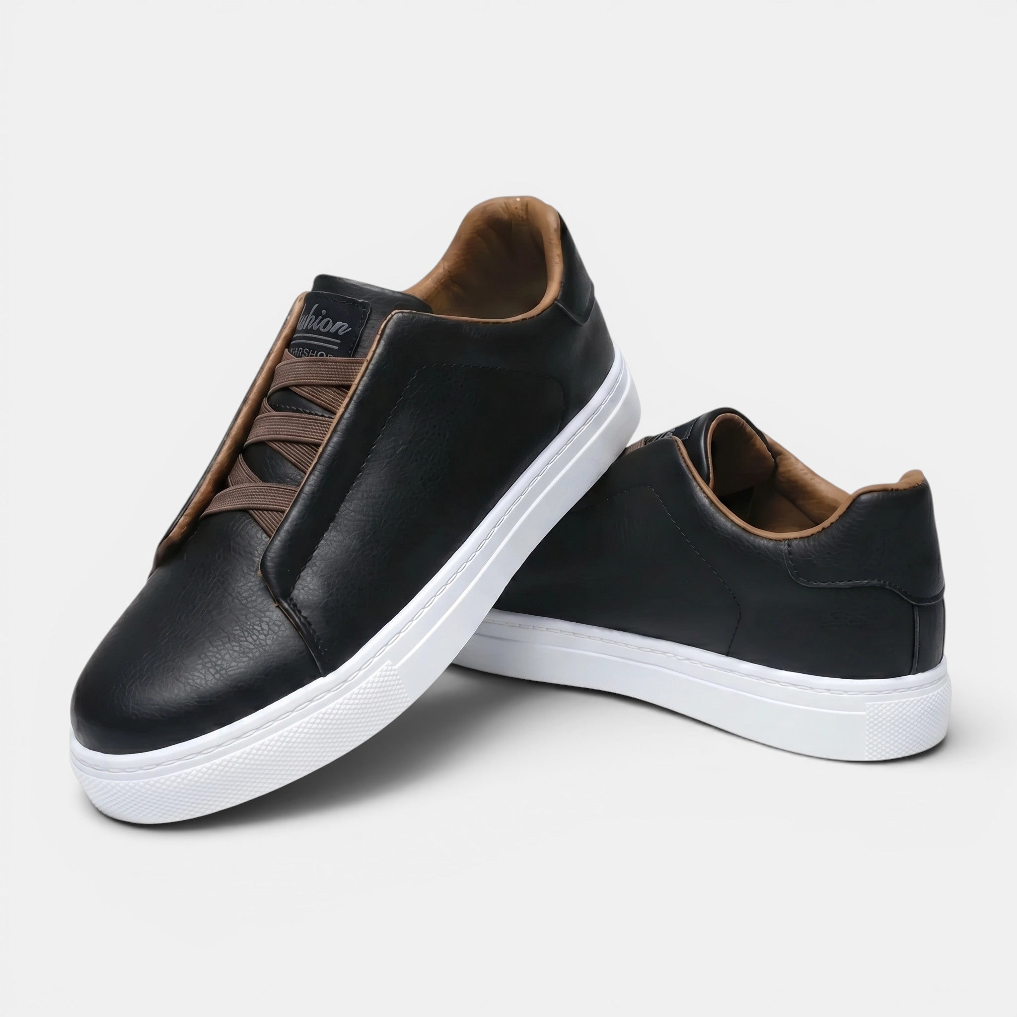 Men's Leather Slip-On Shoes Classic Minimalist Style SnugBubs Australia