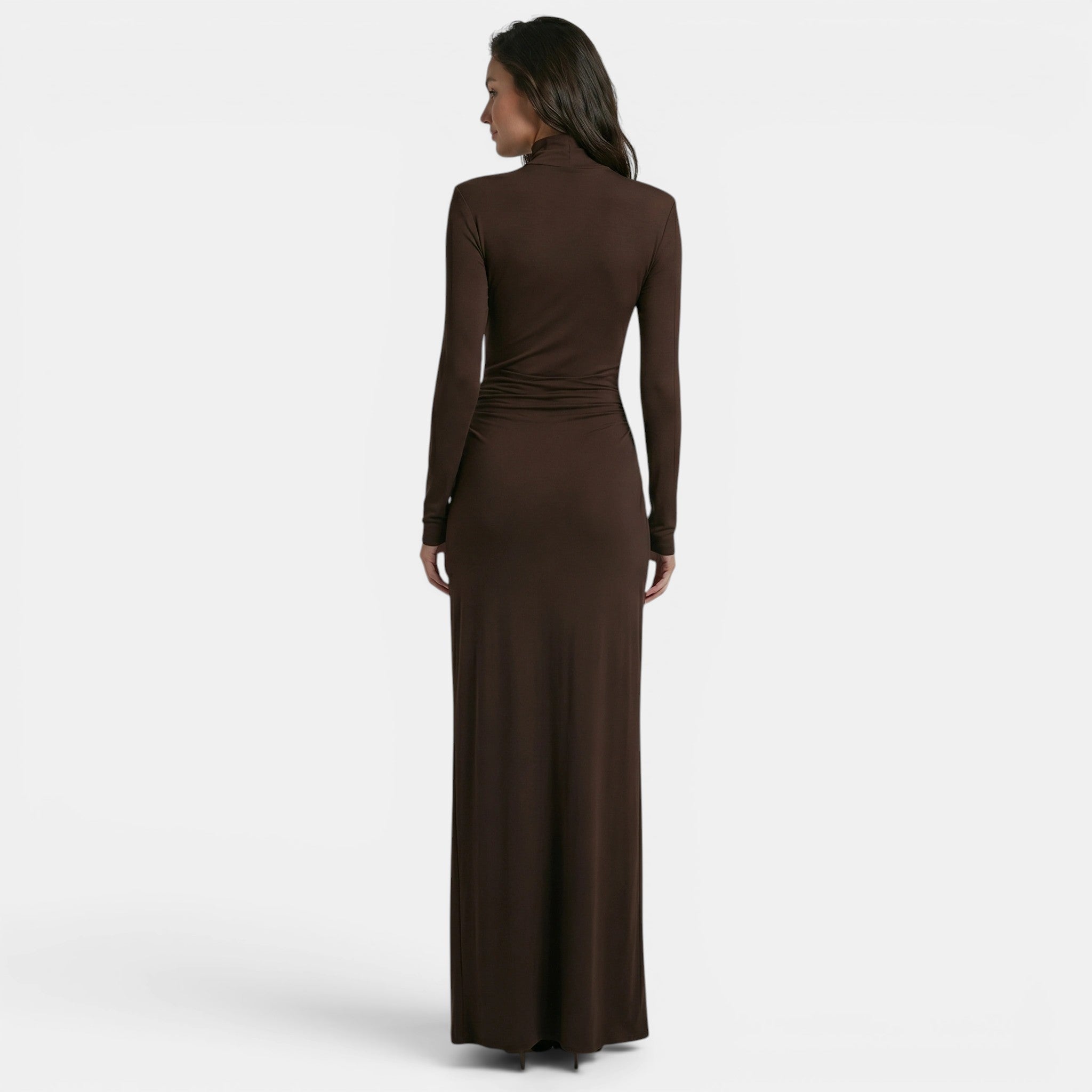 Women's Bodycon Maxi Dress Ruched Waist Formal Dress SnugBubs Australia